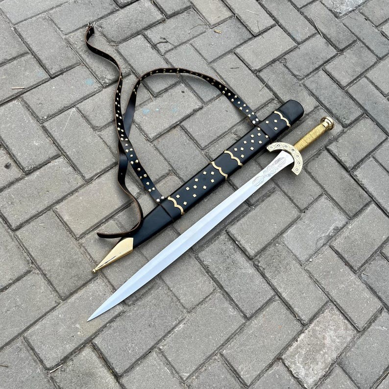 Custom Perseus Sword Clash of the Titans 1981 Divine Temper Replica Sword Sheath