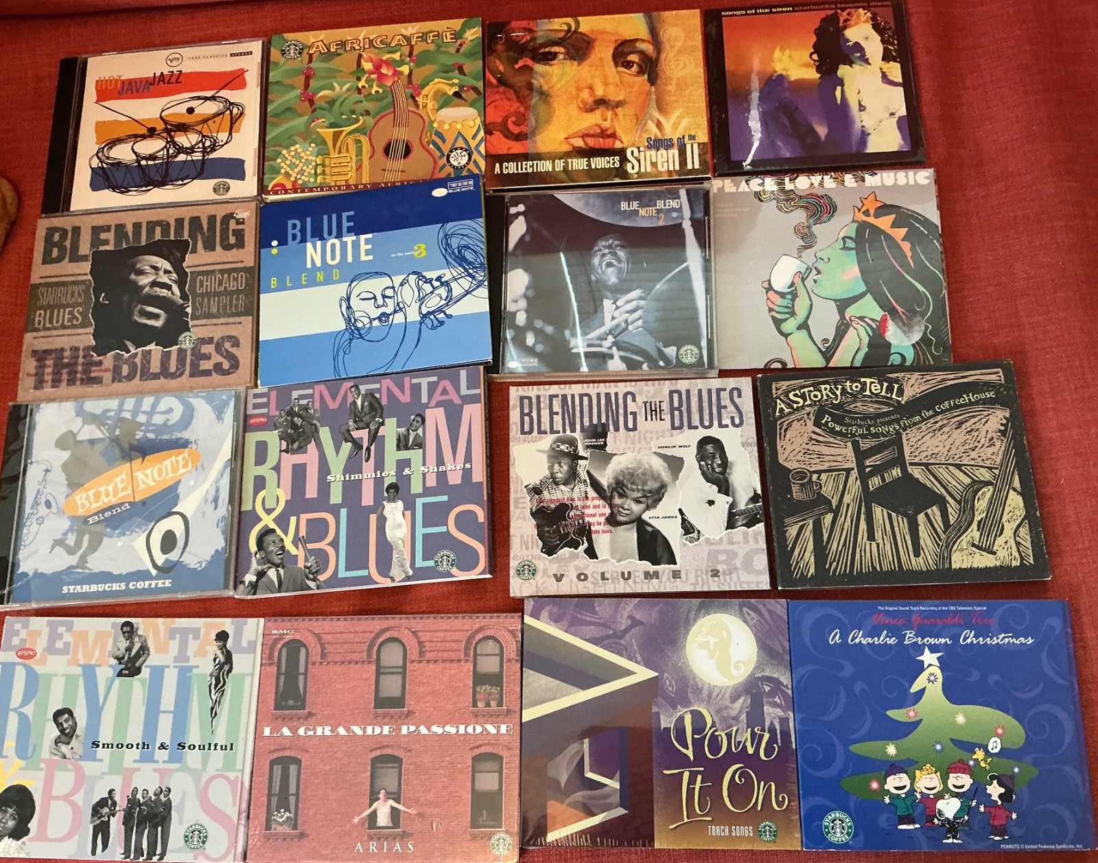 Starbucks 16 Original CDs from \'90s/\'00s Some Sealed, Many Rare 