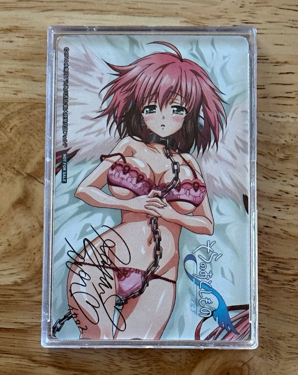 Ikaros Phone Card, Printed With The Japanese Voice Actress’s Signature