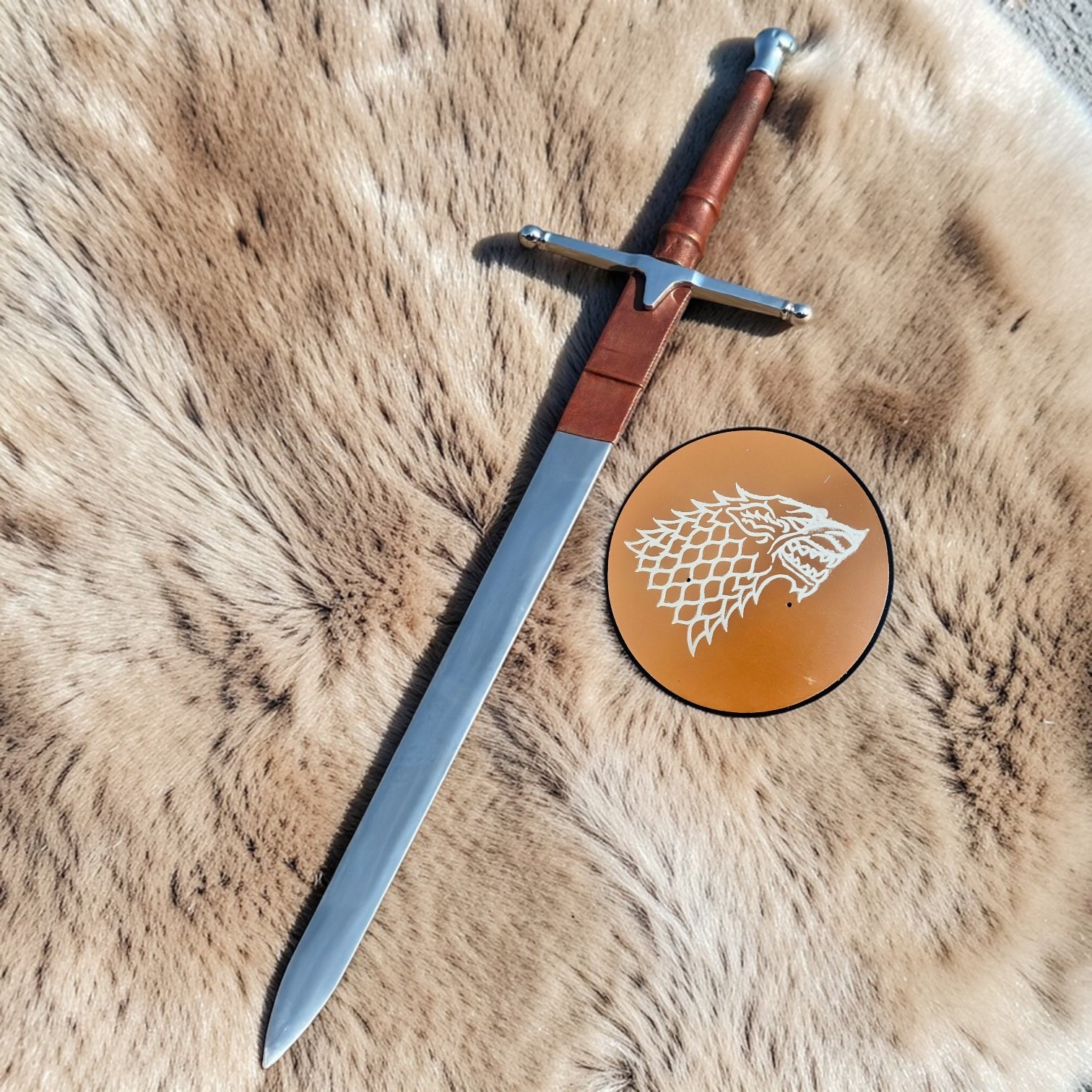 HandMade BraveHeart Sword Scottish Hero William Wallace Claymore Battle Gifts