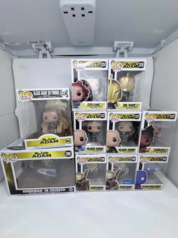Black Adam Funko Pop Set – 10 Figures ALL FIGURES IN THE SET