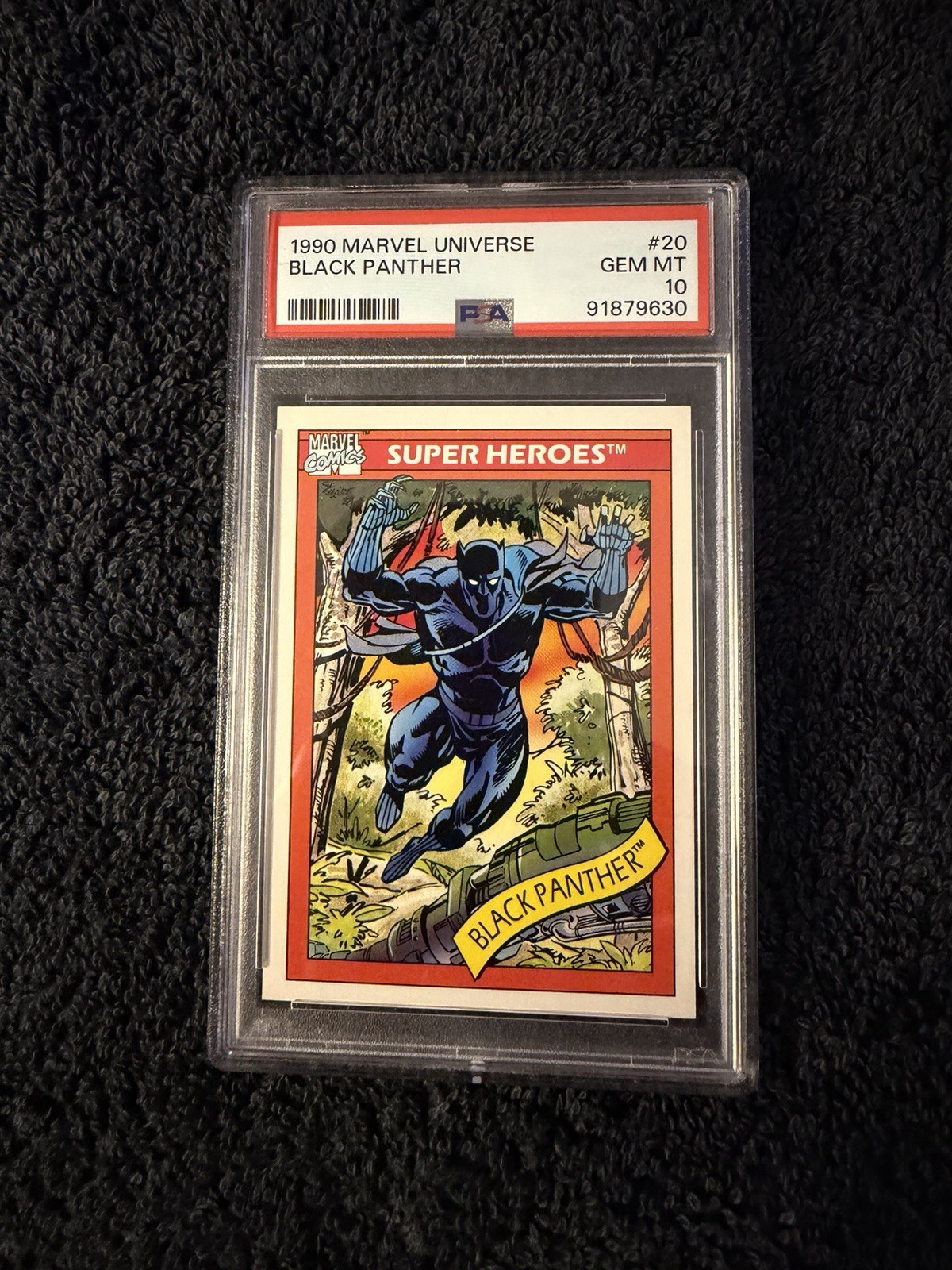 Black Panther 1990 Marvel PSA 10