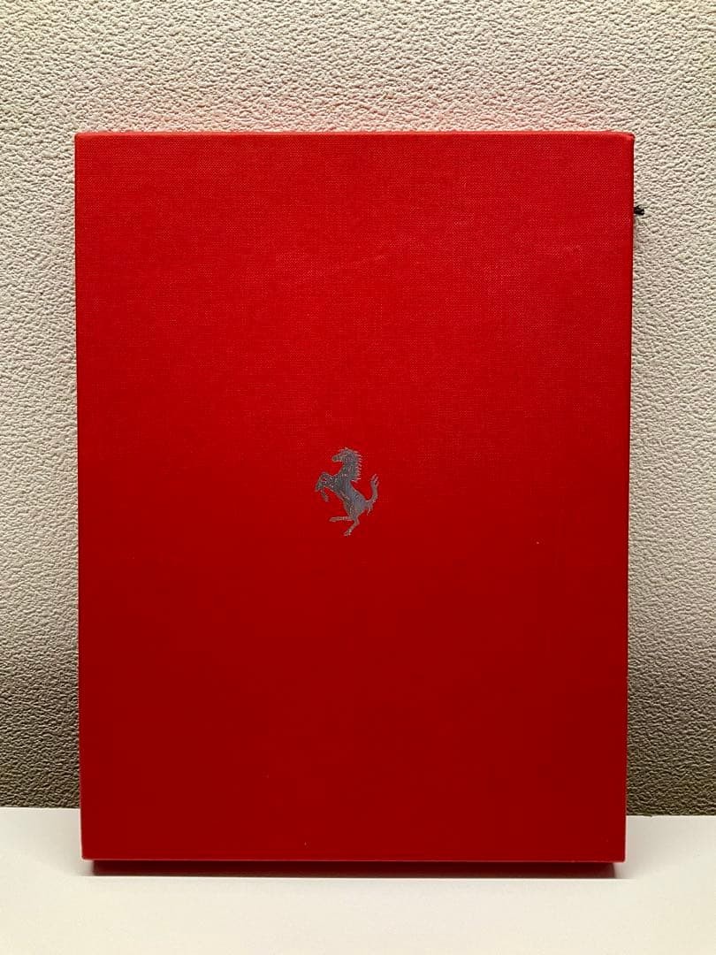 Ferrari Official Owner\'s Book with Leather Cover And Dust Bag