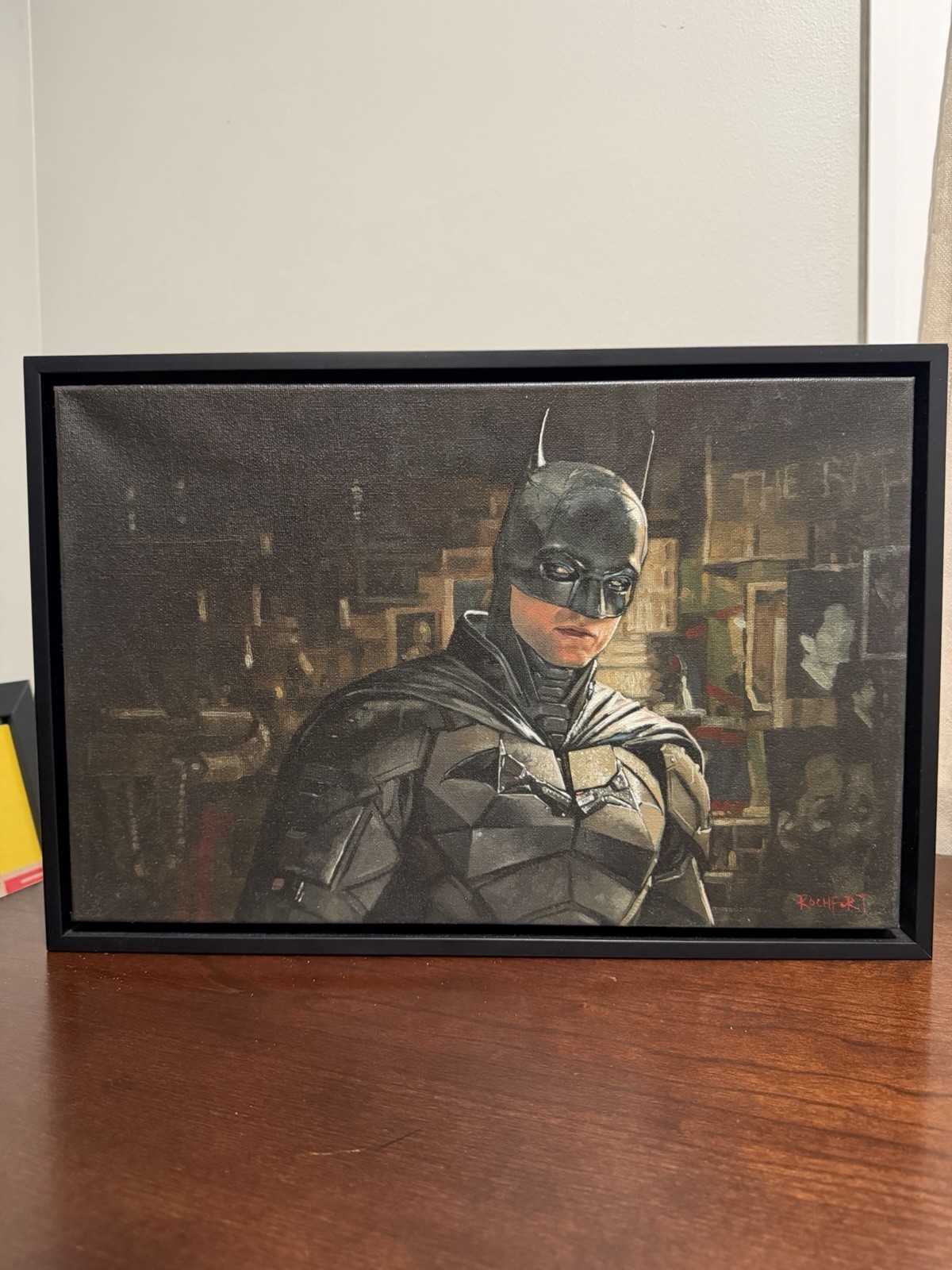 The Batman 2022 ORIGINAL Painting by Will Rochfort