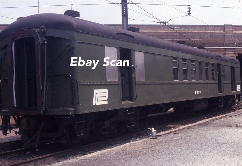 Original 35mm Kodachrome Slide PC Penn Central Railroad Train Car 1977
