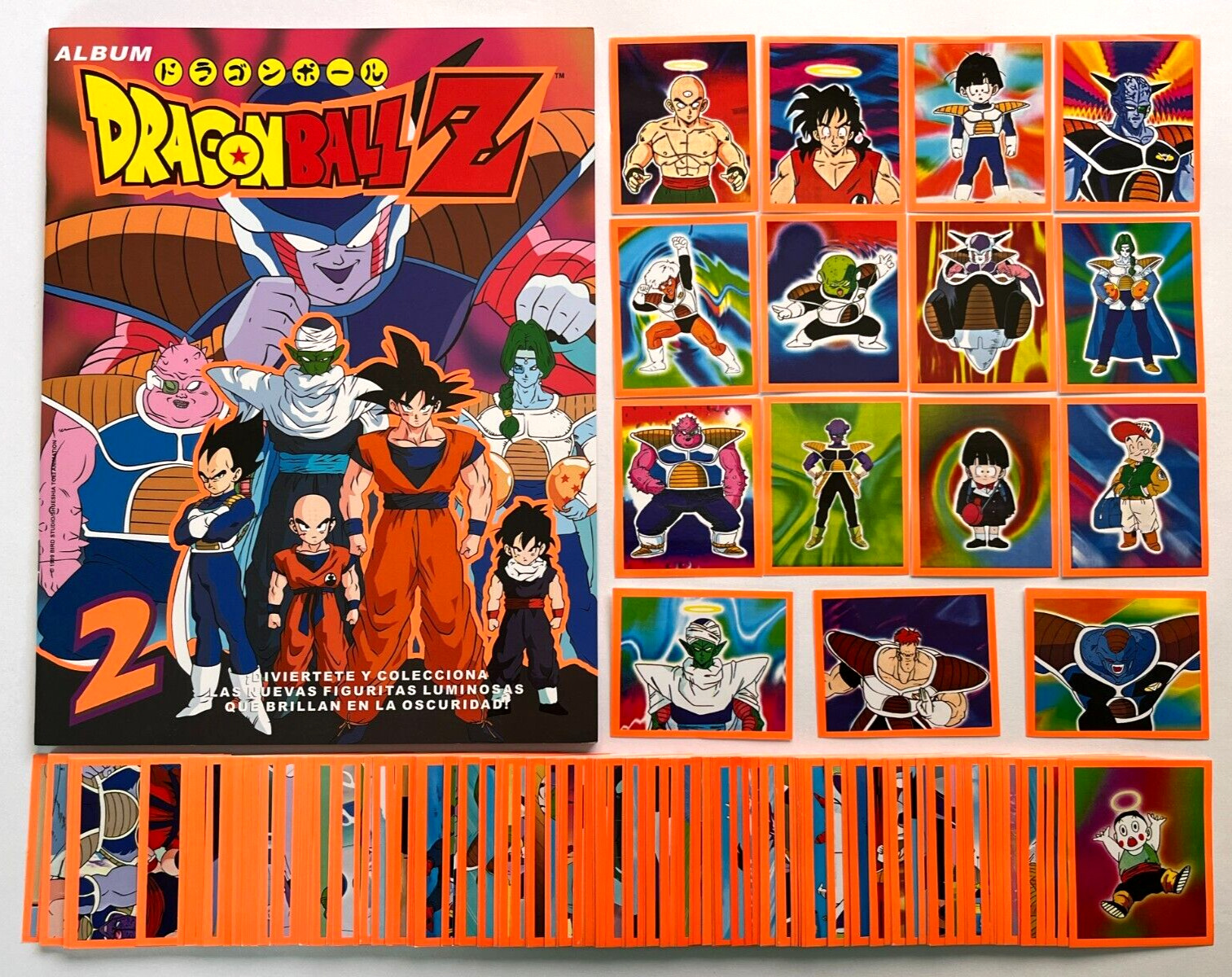 ALBUM DRAGON BALL Z 2 - Sticker Album + Full Set 232/232 PERU 2023 Frieza Saga