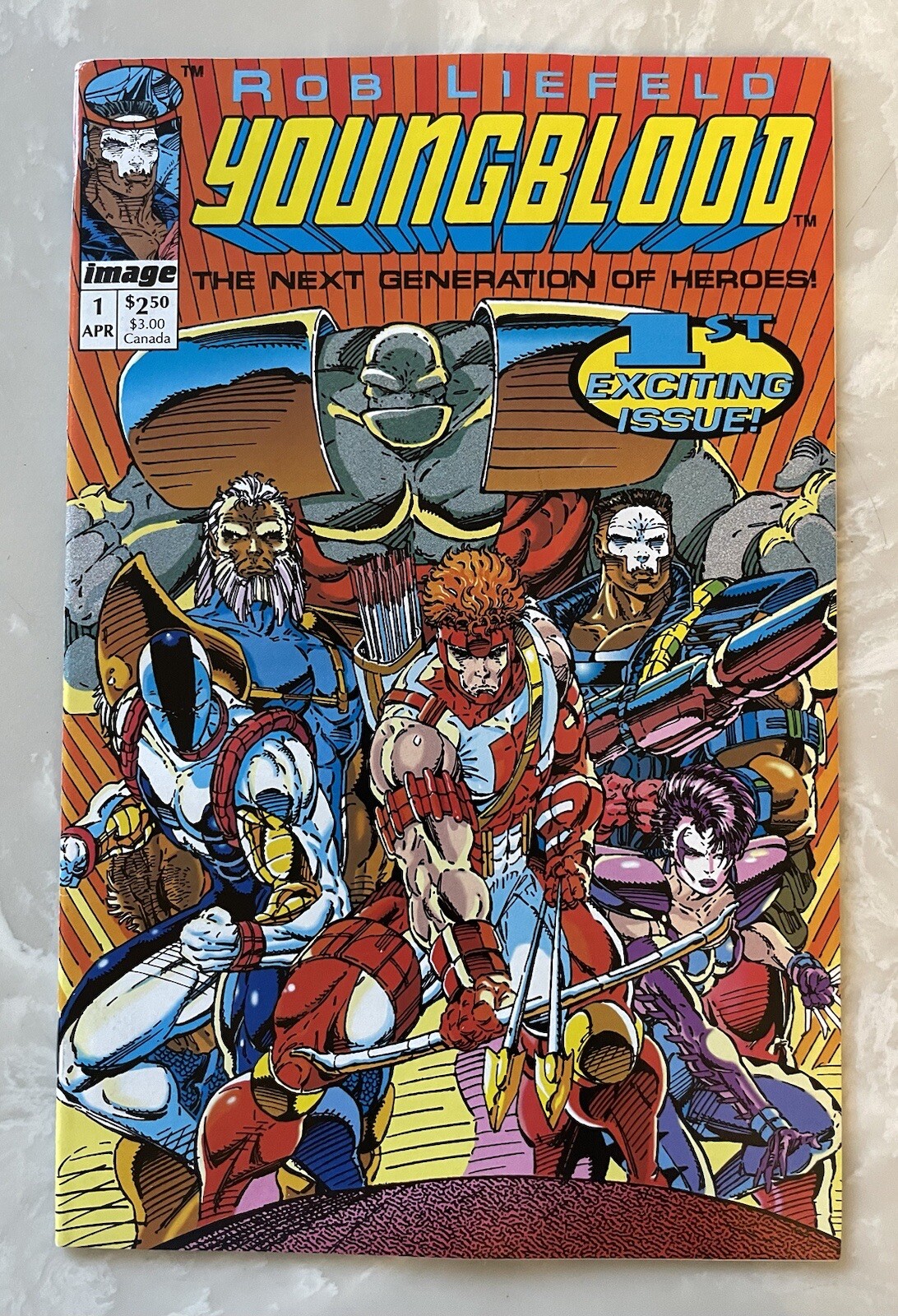Youngblood #1 (1992) Key 1st Image Comic Printed Rob Liefeld 1st Appearance NM