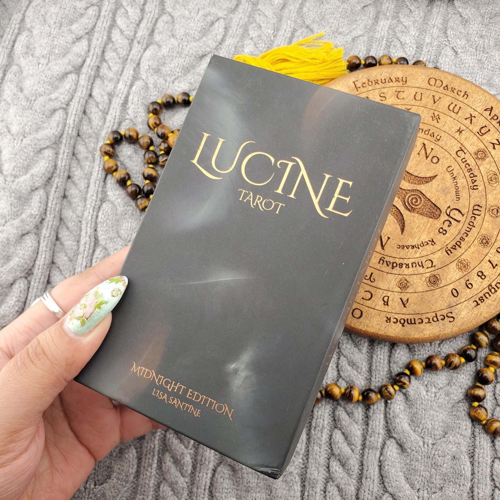 Lucine Tarot Cards 78 Card Complete Deck Midnight Edition 2021 Lisa Santine