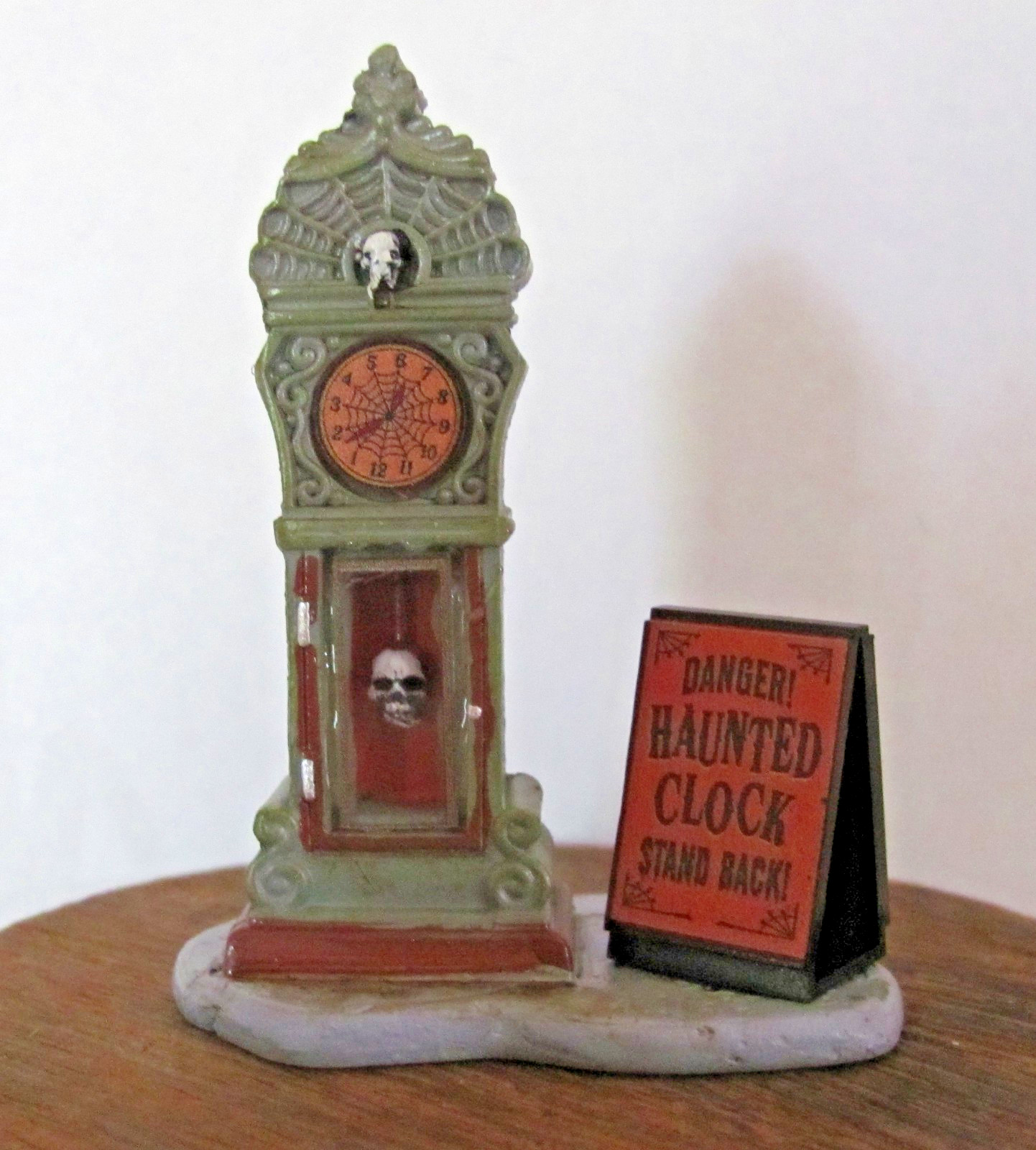 Lemax  Spooky Town Accessory - Haunted Clock Quarantine #64631 - NEW For 2026