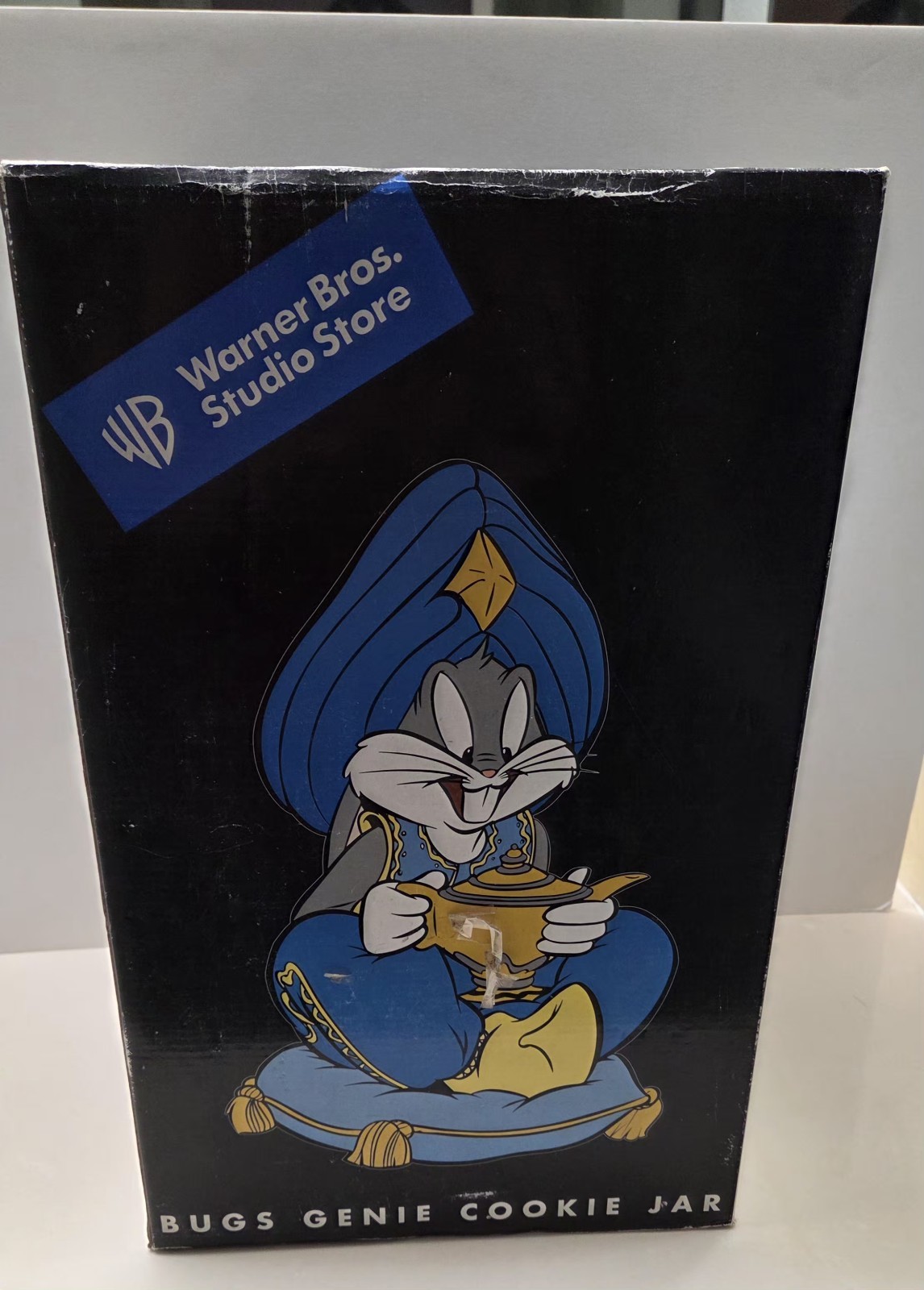 NEW Looney Tunes Warner Bros. 1998 Bug Bunny Genie Cookie Jar NEVER OPENED