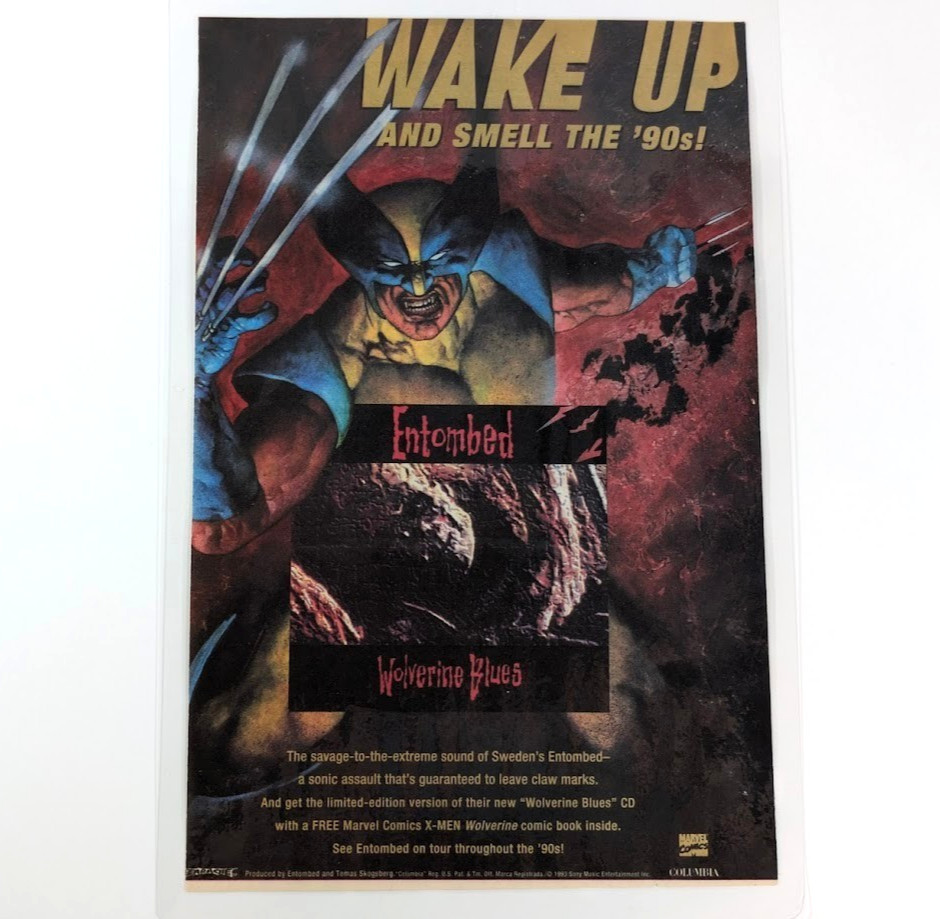 Entombed Wolverine Blues Ad 1993 Laminated Vintage Music Promo Print Gift