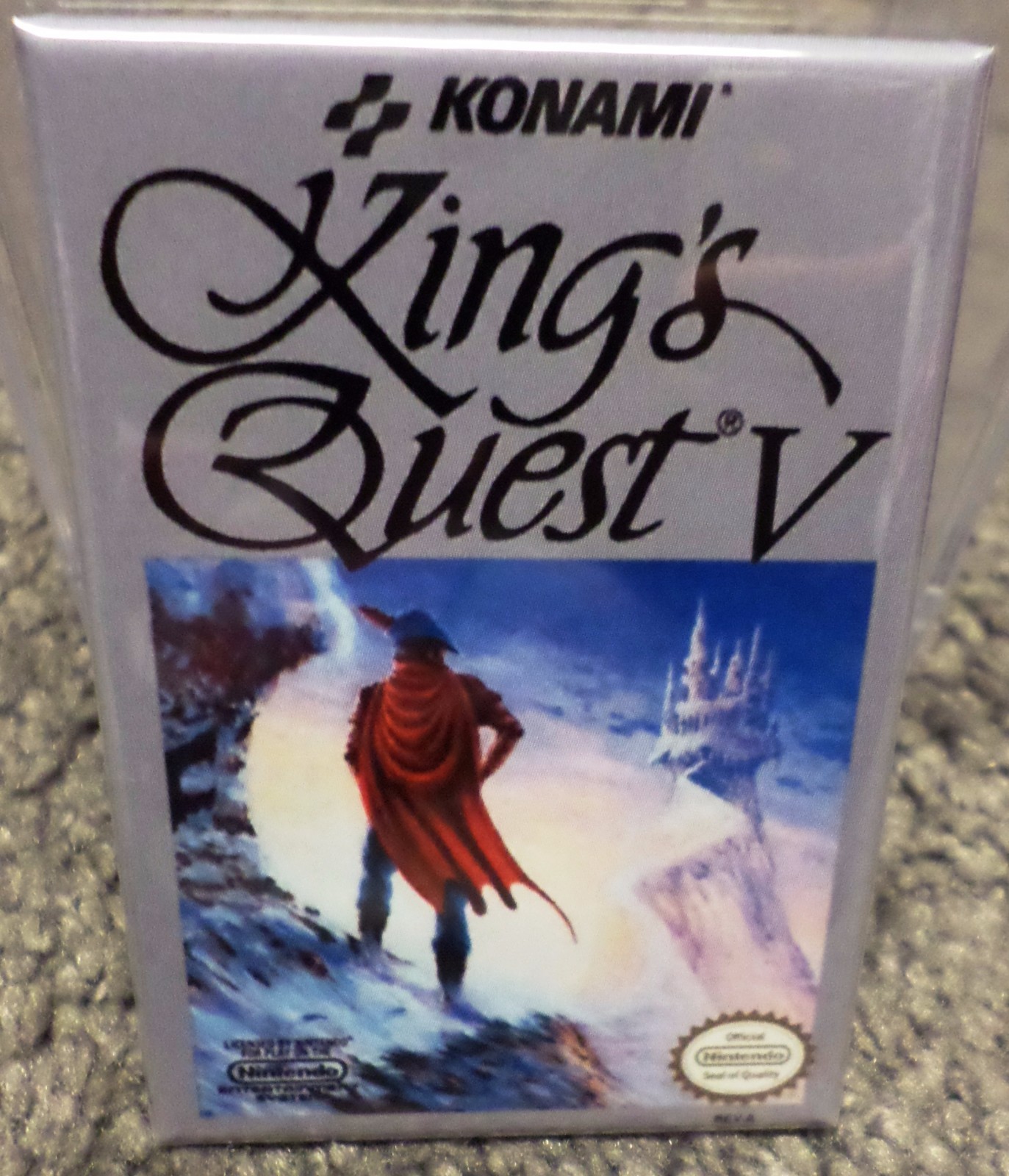 King\'s Quest 5 Nintendo NES Game Box 2\