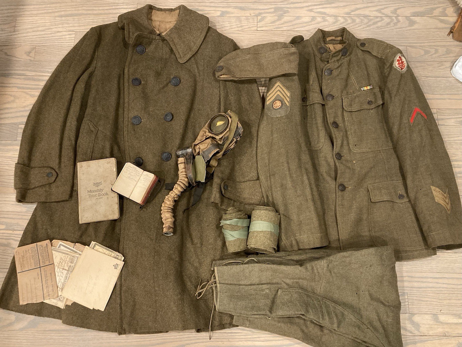 Original US WWI Named “Motor Men” Air Service MTC Mechanic Grouping RARE