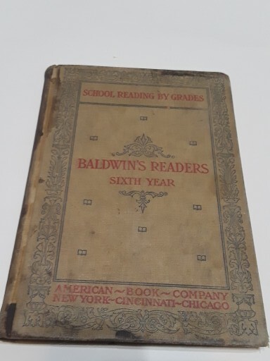 School Reading By Grades Sixth Year James Baldwin Illustrated 1897 School Book