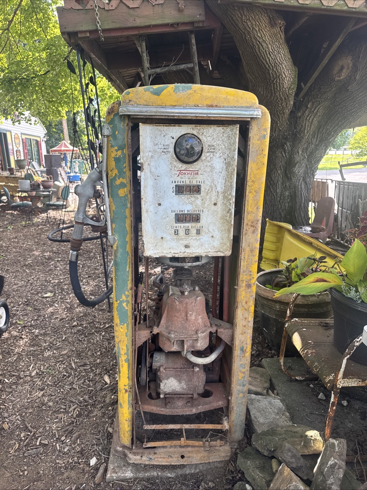 Tokheim  Vintage Gas Pump  Globe Parts Repair Local Pick up