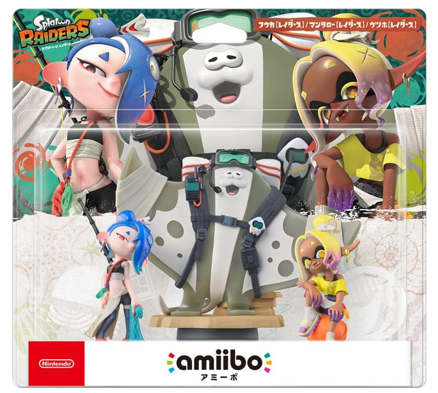 Nintendo amiibo Deep Cut Raiders Set Splatoon 3 Japan NEW