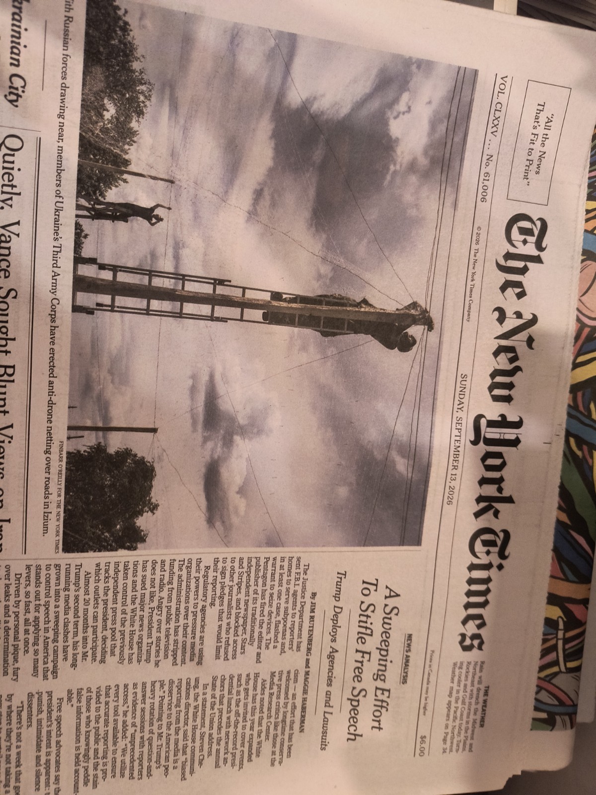 The New York Times Sunday September 13 2026