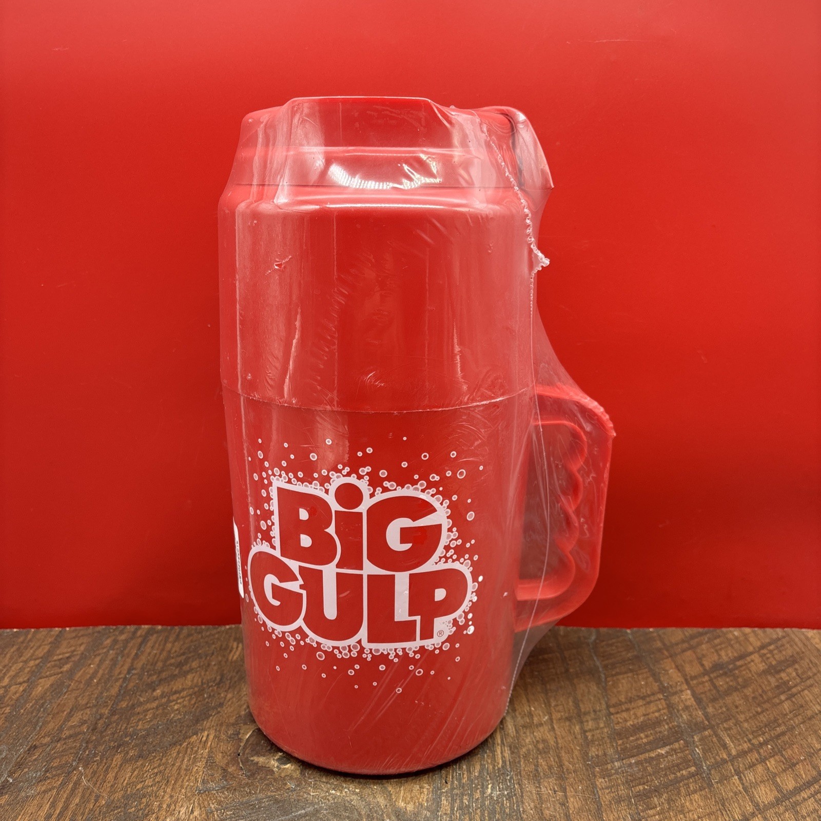 Sealed 7-Eleven HUGE Big Gulp Insulated 100oz/2.96L Fountain Mug Red Mug New USA