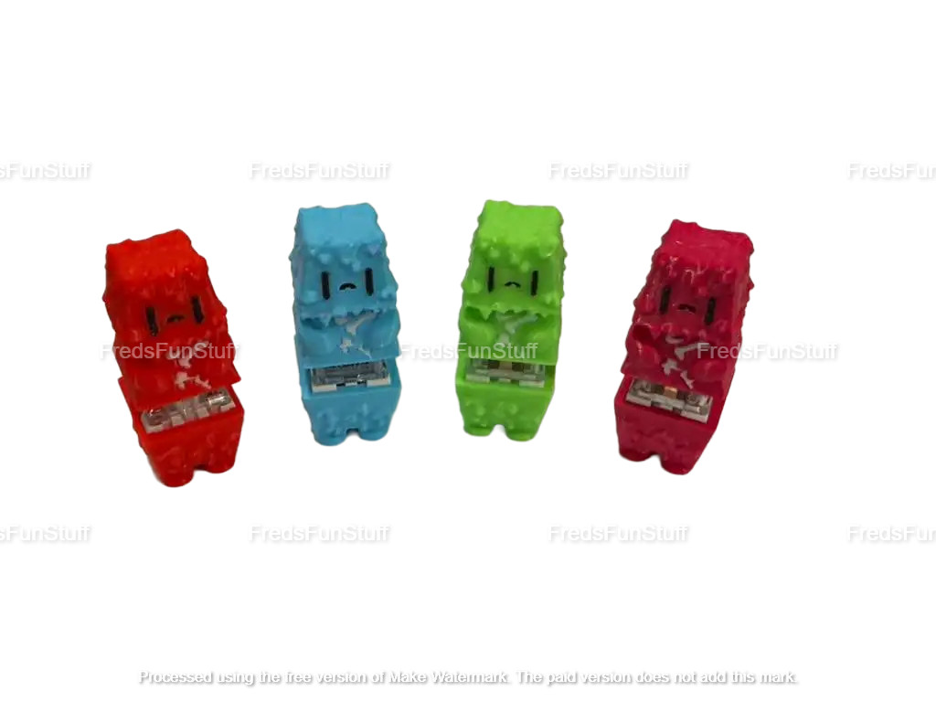 Fidget Clicking Tap Keyboard Cap Guy - 3D Printed RED  LAVA Rare Sensory