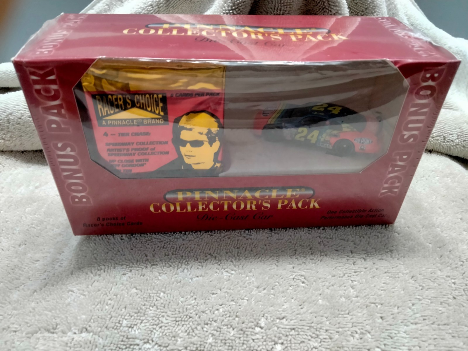 SEALED 1996 Pinnacle Racers Choice Box 8 Packs  Racer\'s Trading Cards w diecast