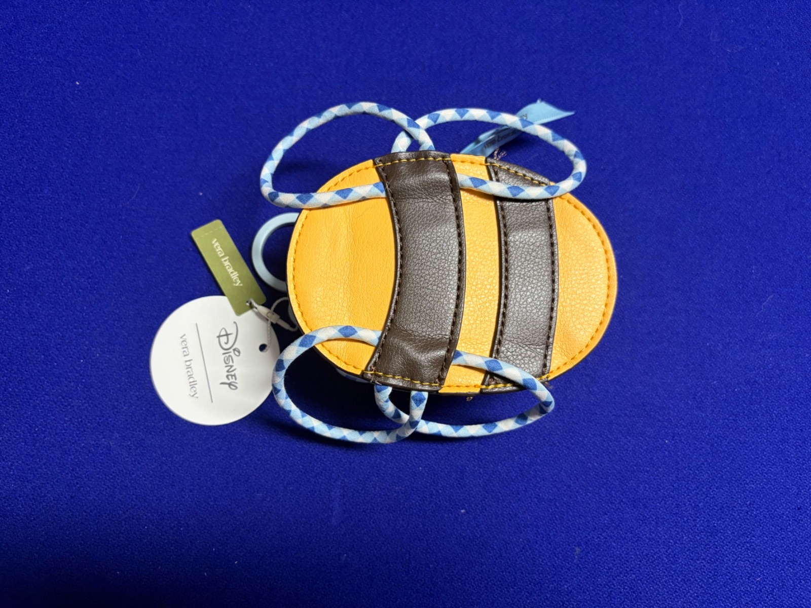 2026 Vera Bradley Disney Winnie The Pooh Bee Earbuds/Coin Purse Bag Charm NEW
