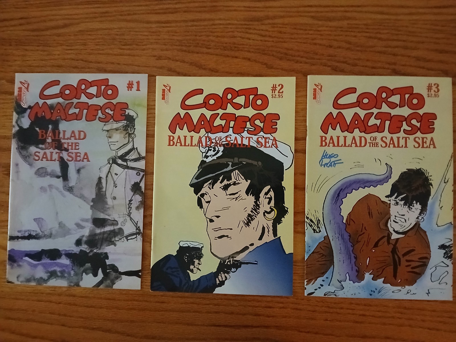 CORTO MALTESE BALLAD OF THE SALT SEA #1-6 COMICS LIT, 1996, 