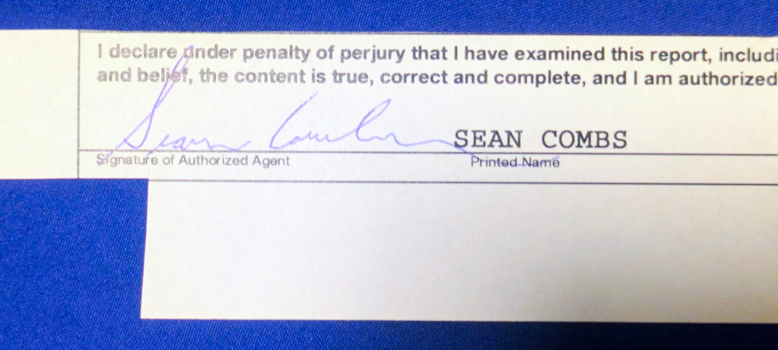 Sean Combs P. Diddy Hard Signed Original Legal Document Autograph Dated 3/4/2024