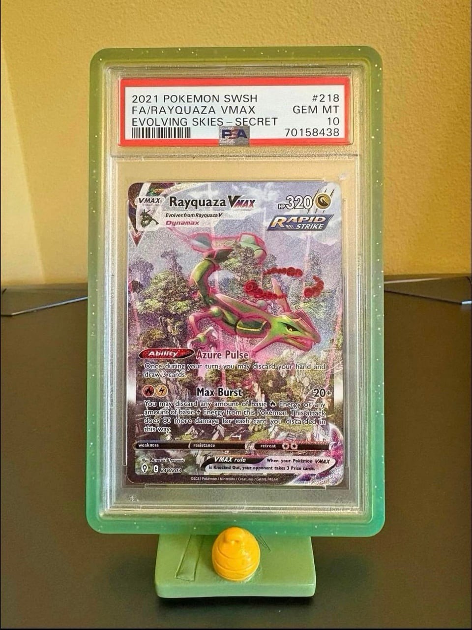 Pokémon PSA 10 Rayquaza VMAX Ultra Rare Raffle Mystery Bundle (read Description)