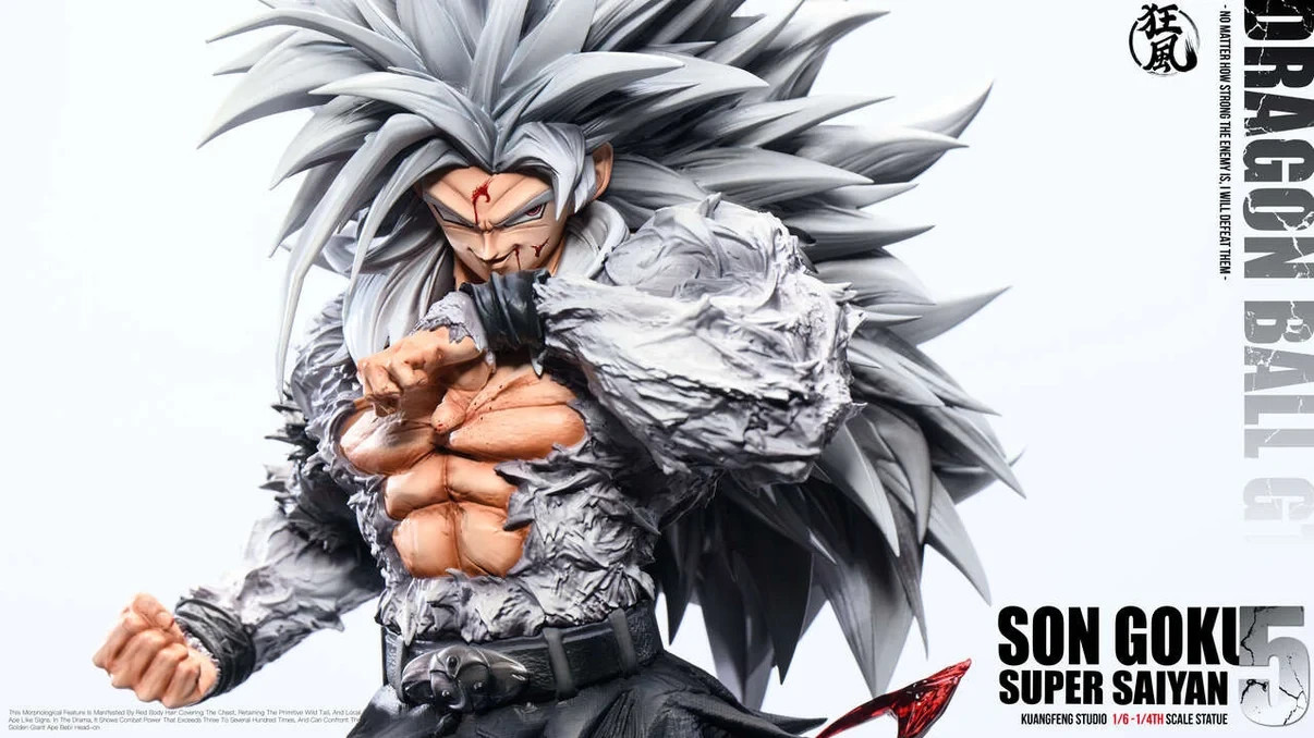 Kuang Feng Studio 1/6 Dragon Ball Son Goku Super Saiyan 5 Resin Statue