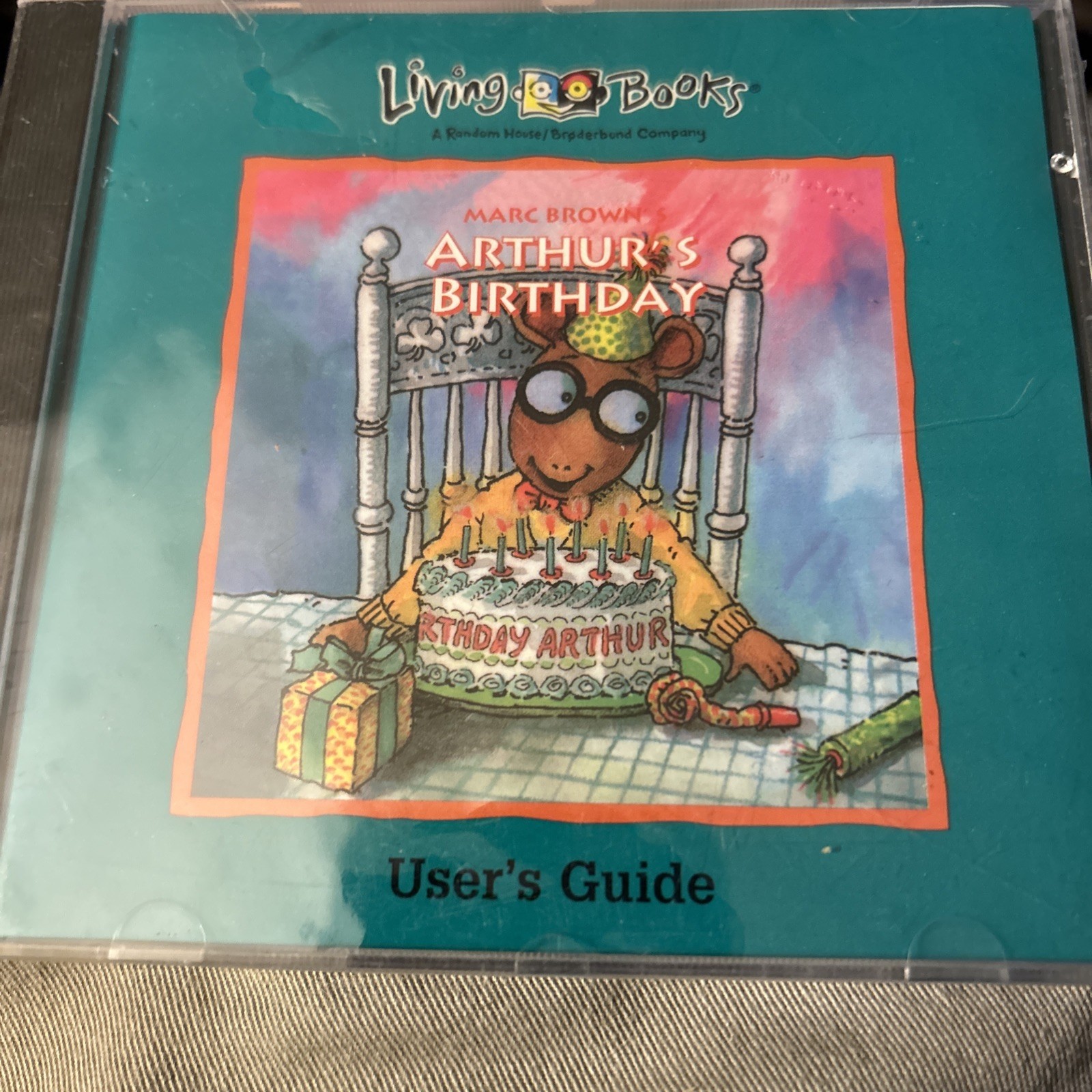 Living Books Arthur's Birthday CDROM Marc Brown Interactive Storybook New Sealed