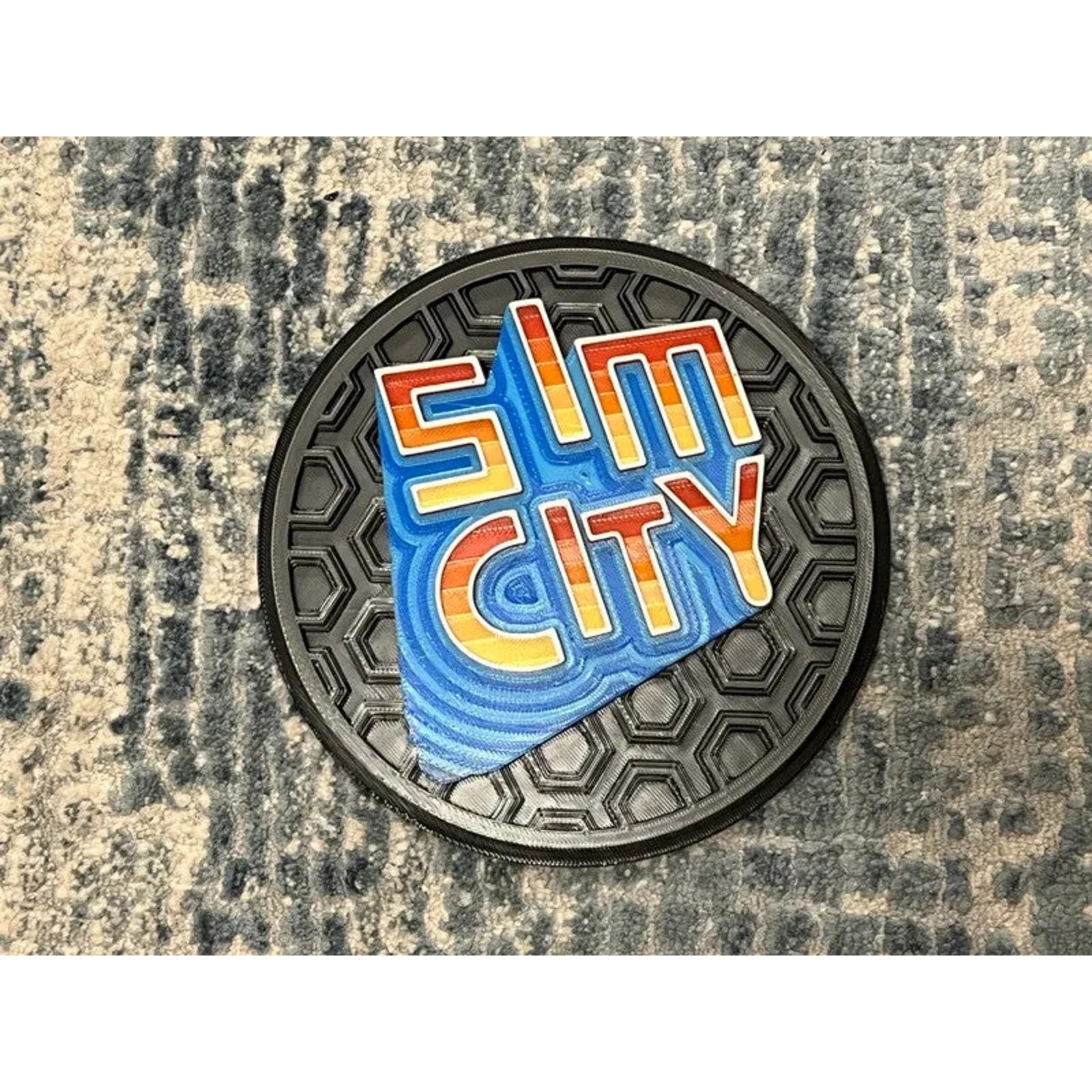 Sim City Wall Art Or Display 3D printed Dimensional Mosaic
