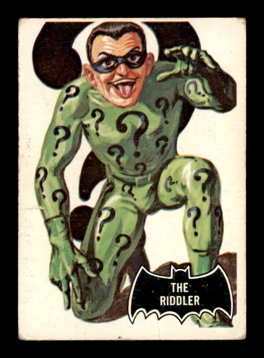 1966 Topps Batman #36 The Riddler Fair-Good condition *001