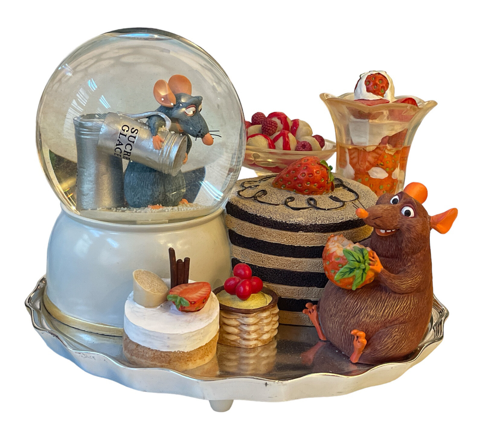 Disney Ratatouille Snow Globe Music Box READ DESCRIPTION. LOCAL PICKUP ONLY