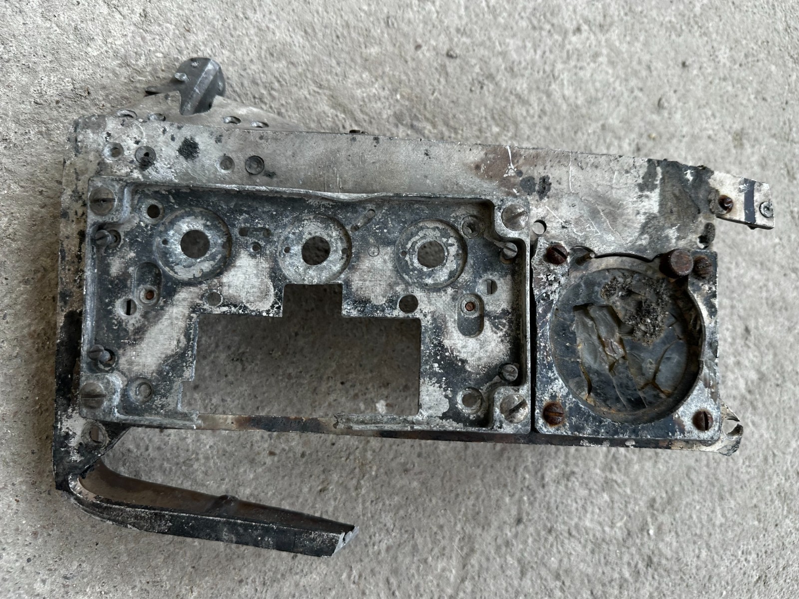 Part of the on-board panel Ka-52 “Alligator”