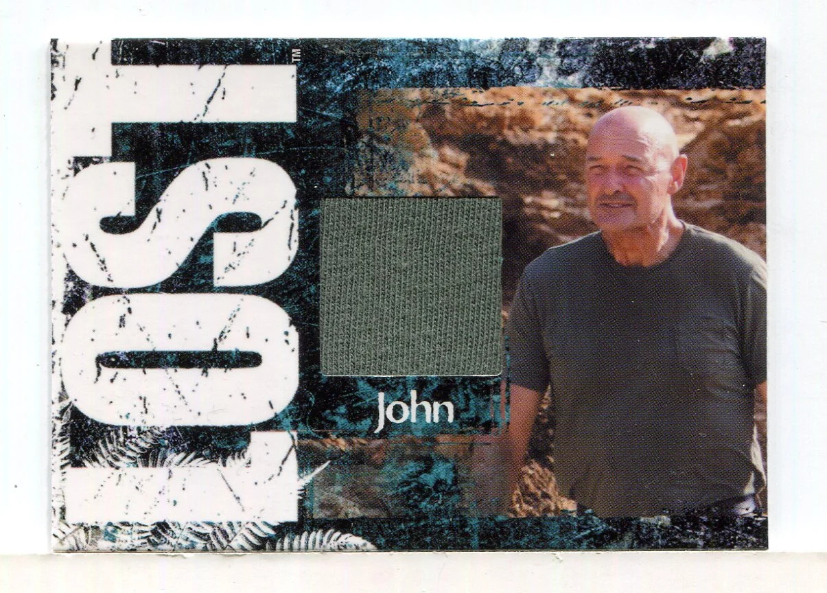 Lost Relics Terry O\'Quinn as John Locke Relic Costume Card CC12 #350/350
