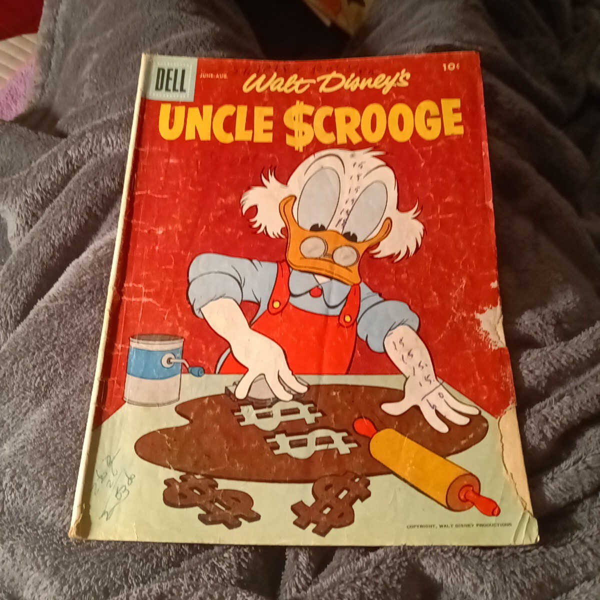 WALT DISNEY\'S UNCLE SCROOGE #14 DELL 1956 CARL BARKS lost crown of Genghis Khan