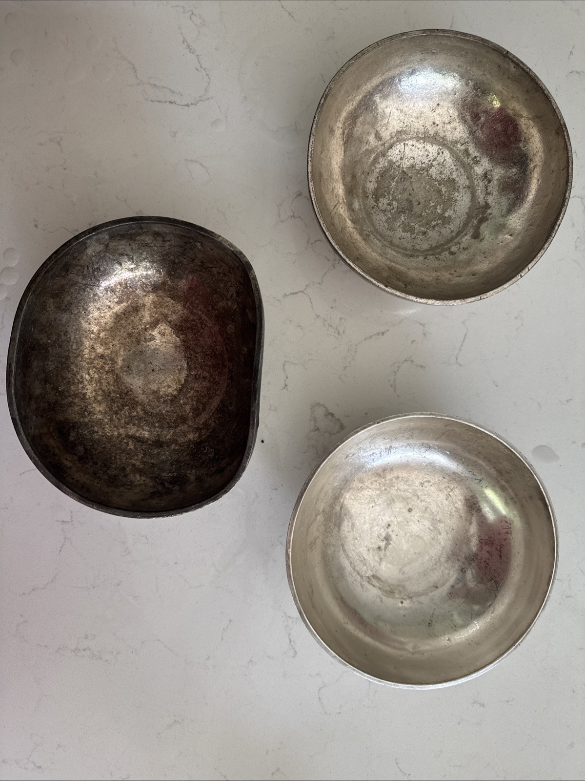International Silver 6.25” Silver Soldered Caribe Hilton Puerto Rico 3 bowl set
