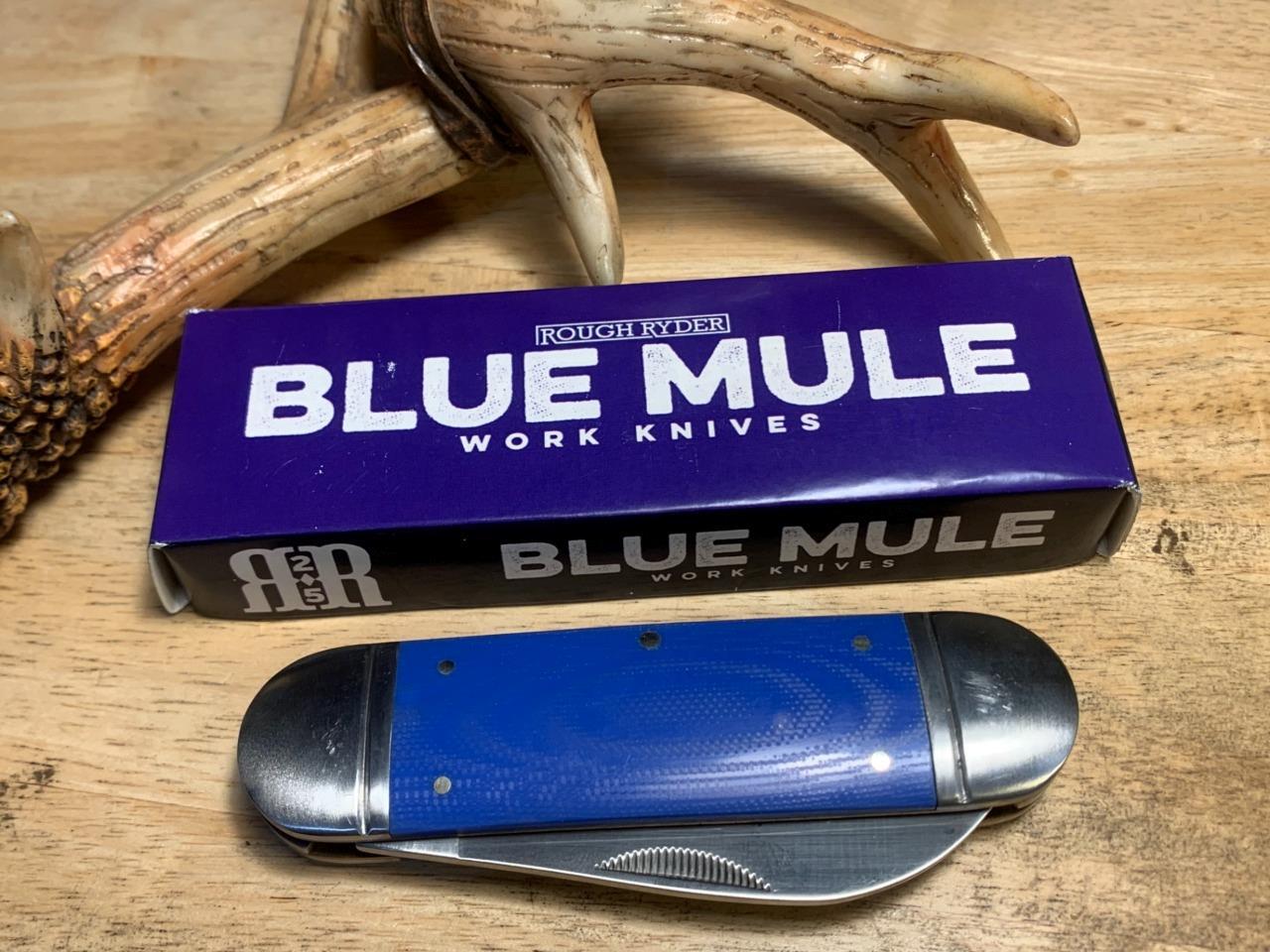 Rough Ryder Blue Mule G10 Sunfish 4 1/8\