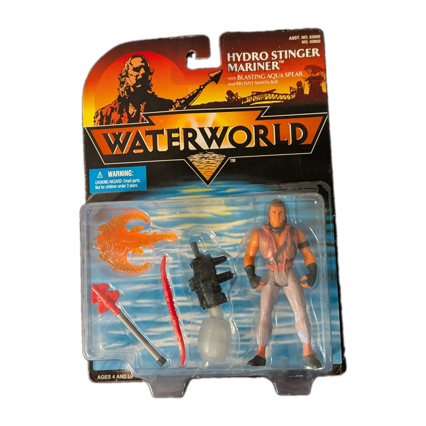 1995 Kenner Waterworld Hydro Stinger Mariner MOC Sealed Vintage Figure NOS