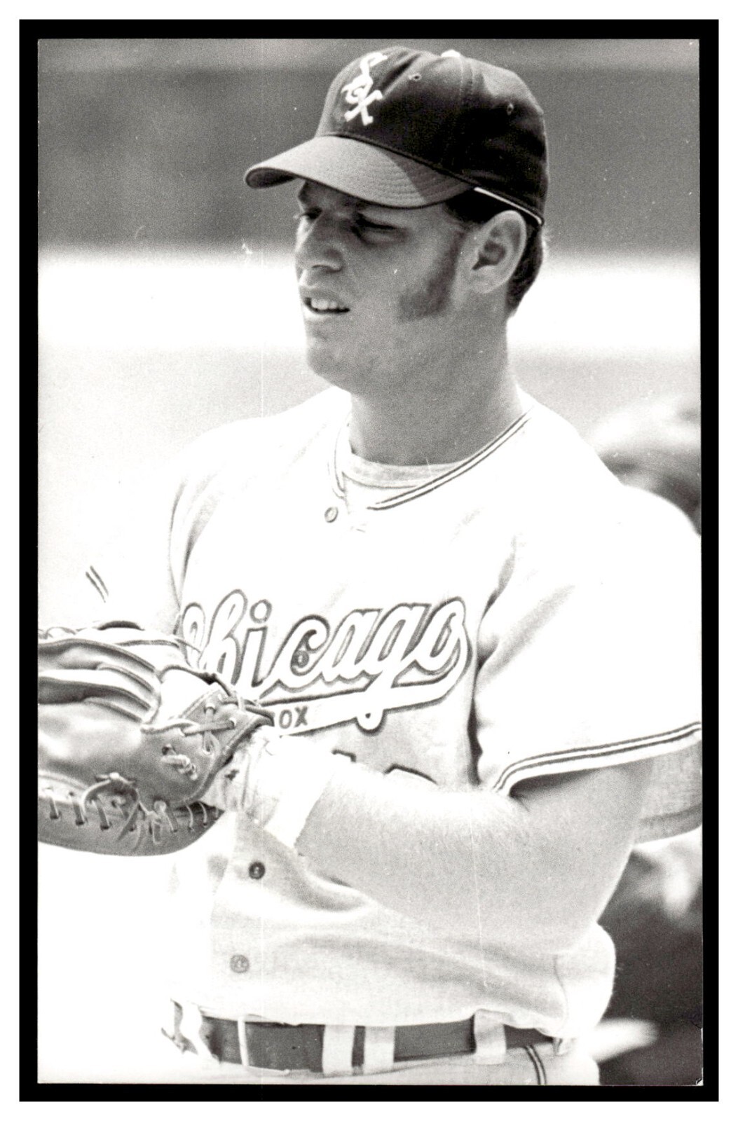 Ed Herrmann Chicago White Sox Vintage Baseball Postcard Rd6-02