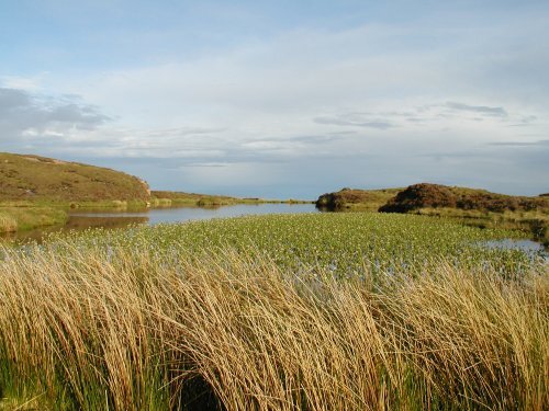 Photo 6x4 The loch on Beinn Bhreac Mol-chlach In the hills of eastern Soa c2002