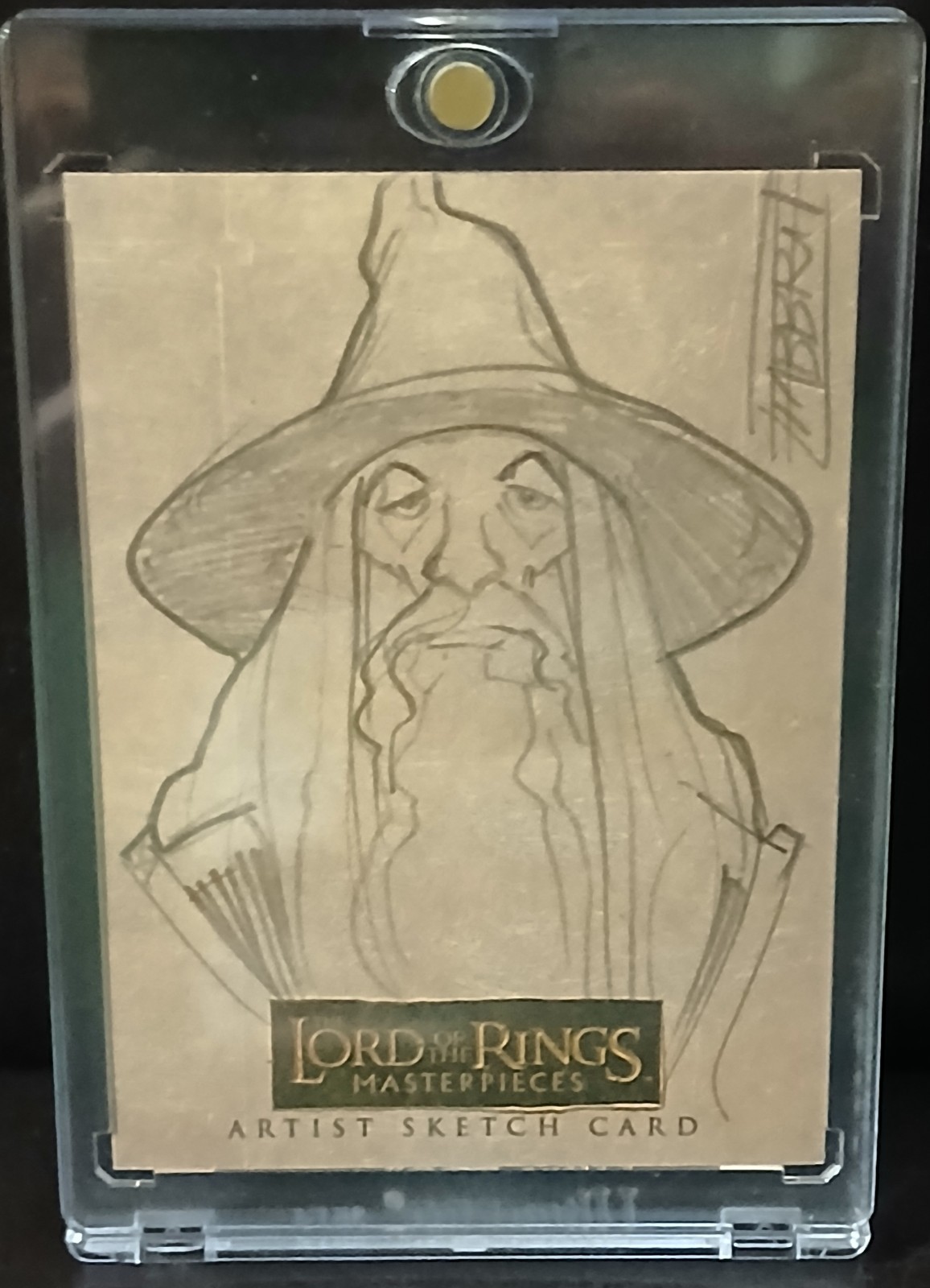2007 Topps Lord of the Rings Masterpieces Gandalf Sketch 1/1