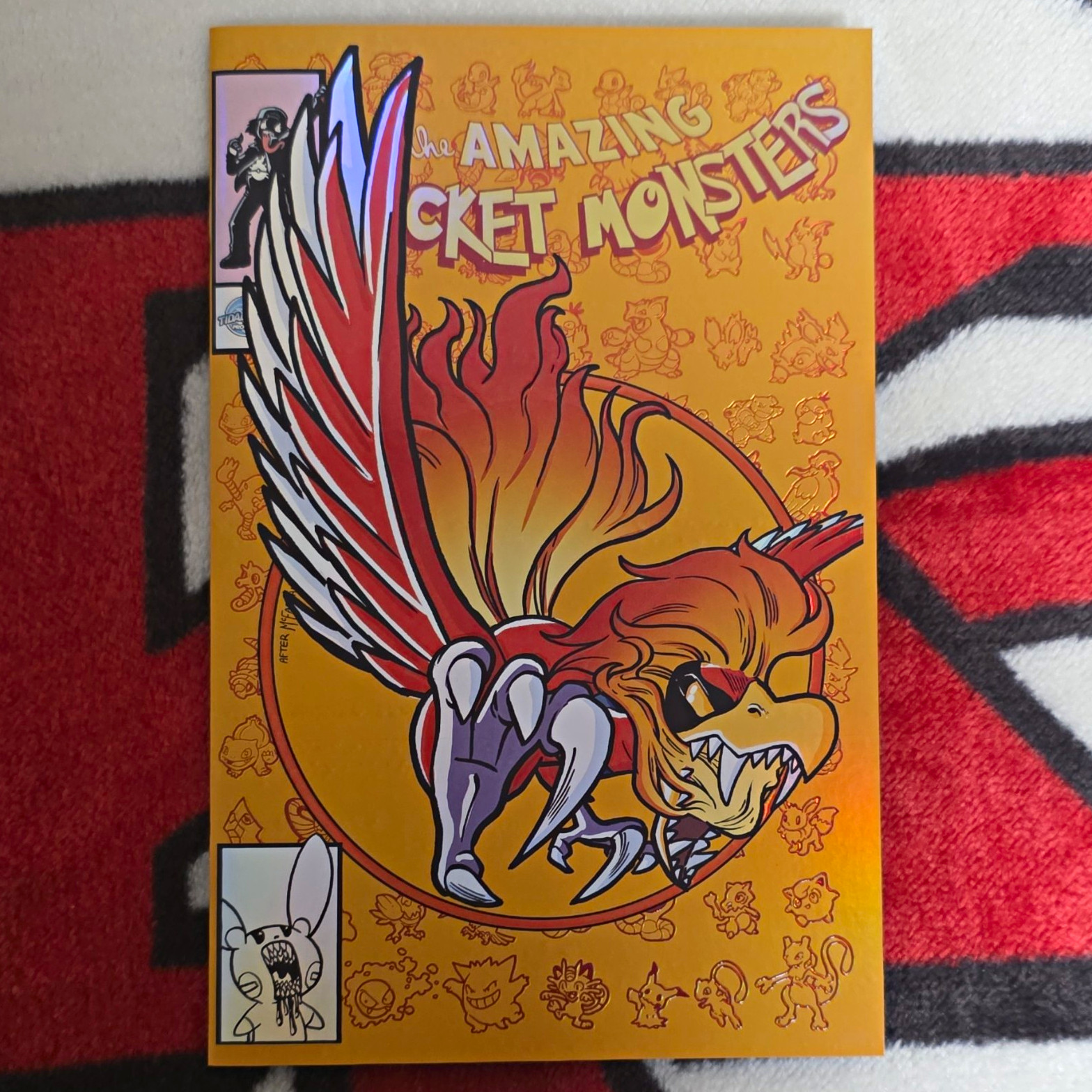 Amazing Pocket Monsters 2025 NYCC Venomized HO OH Gold LTD To Only 3 Made