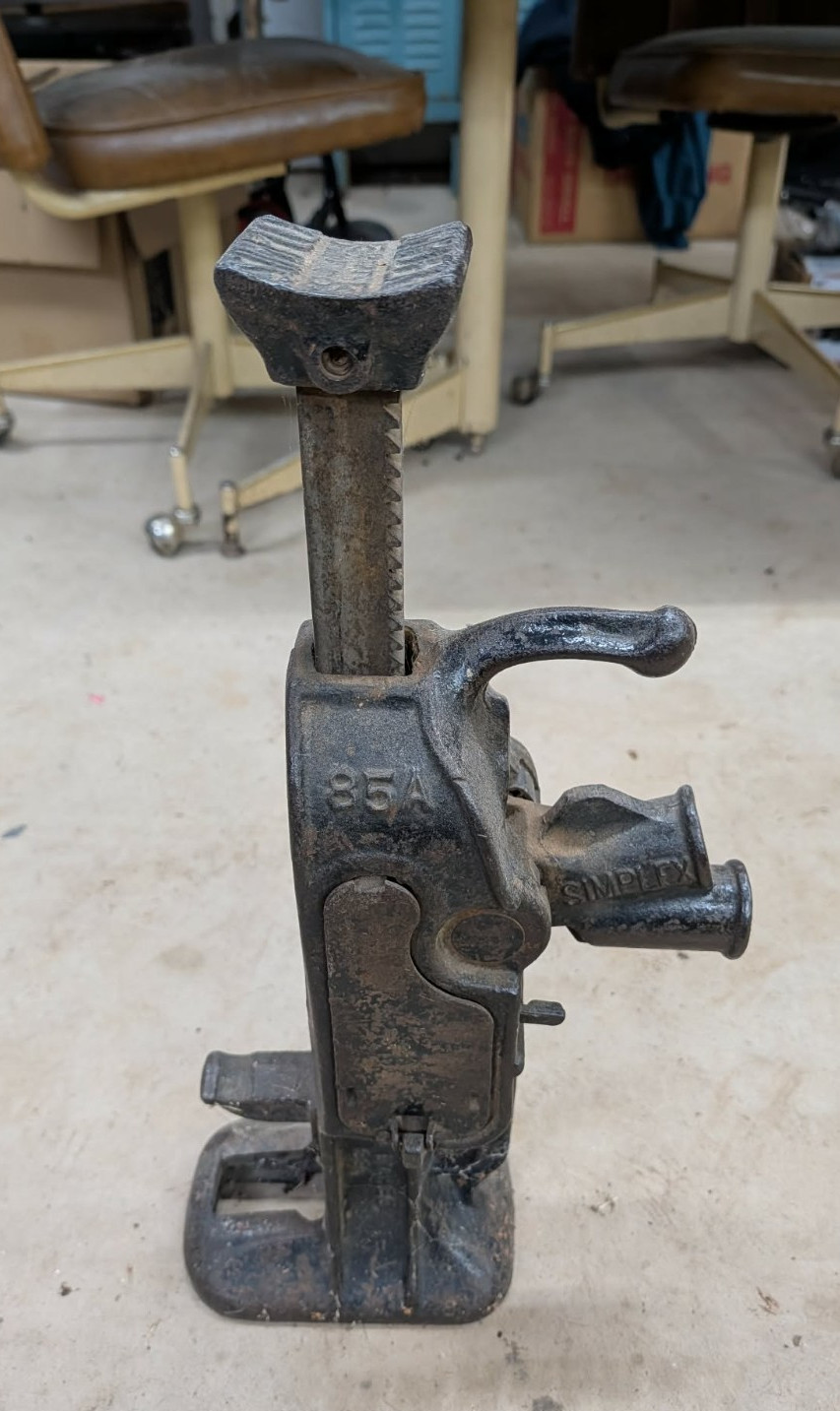 Vintage Simplex 85A 5-Ton Railroad Jack House Jack