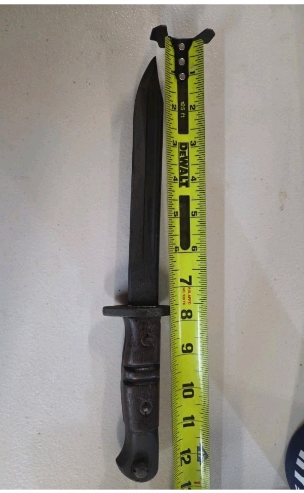 WW1 1913 STAMPED REMINGTON BAYONET WITH SCABBARD  7in blade