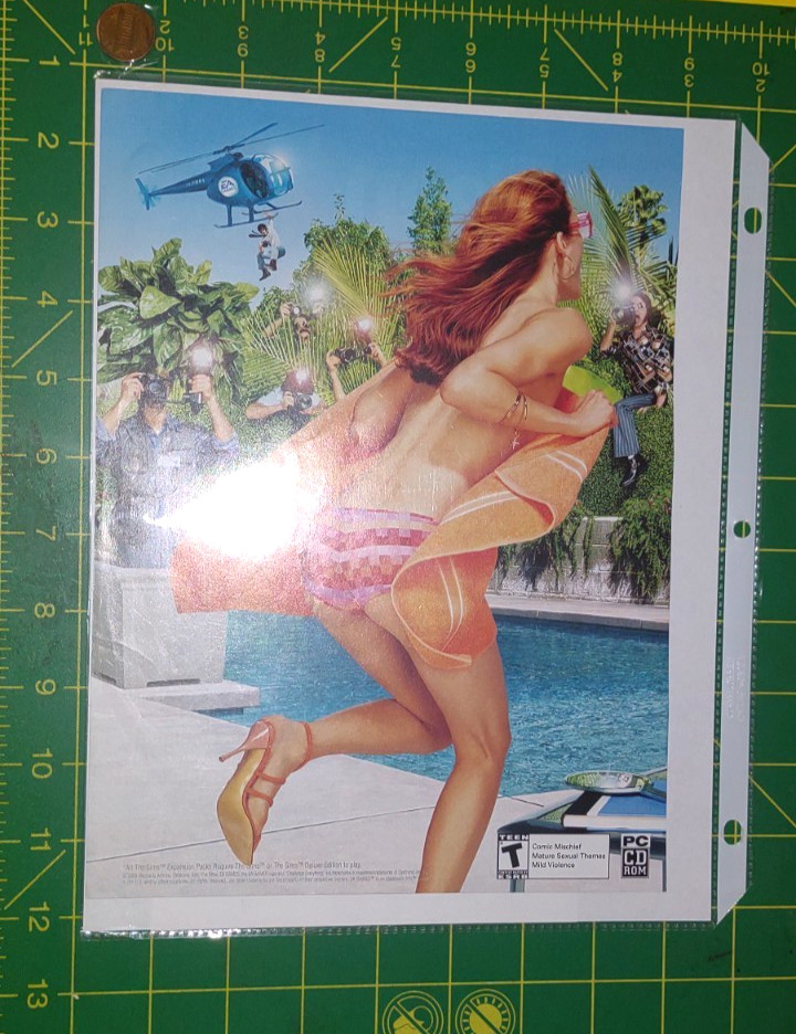 VINTAGE ALL SIMS EXPAN (1-PAGE) PRINT AD ORIGINAL ADVERTISEMENTS APPOX 9\