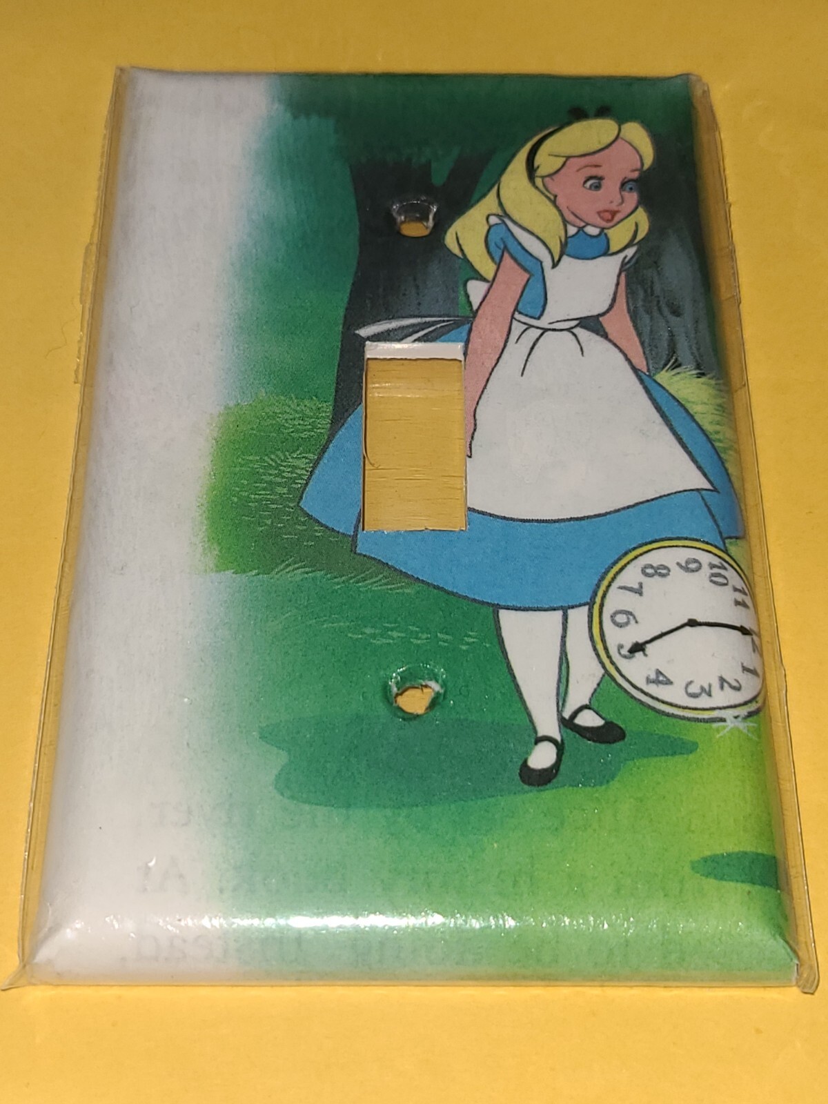 ALICE IN WONDERLAND LIGHT SWITCH PLATE