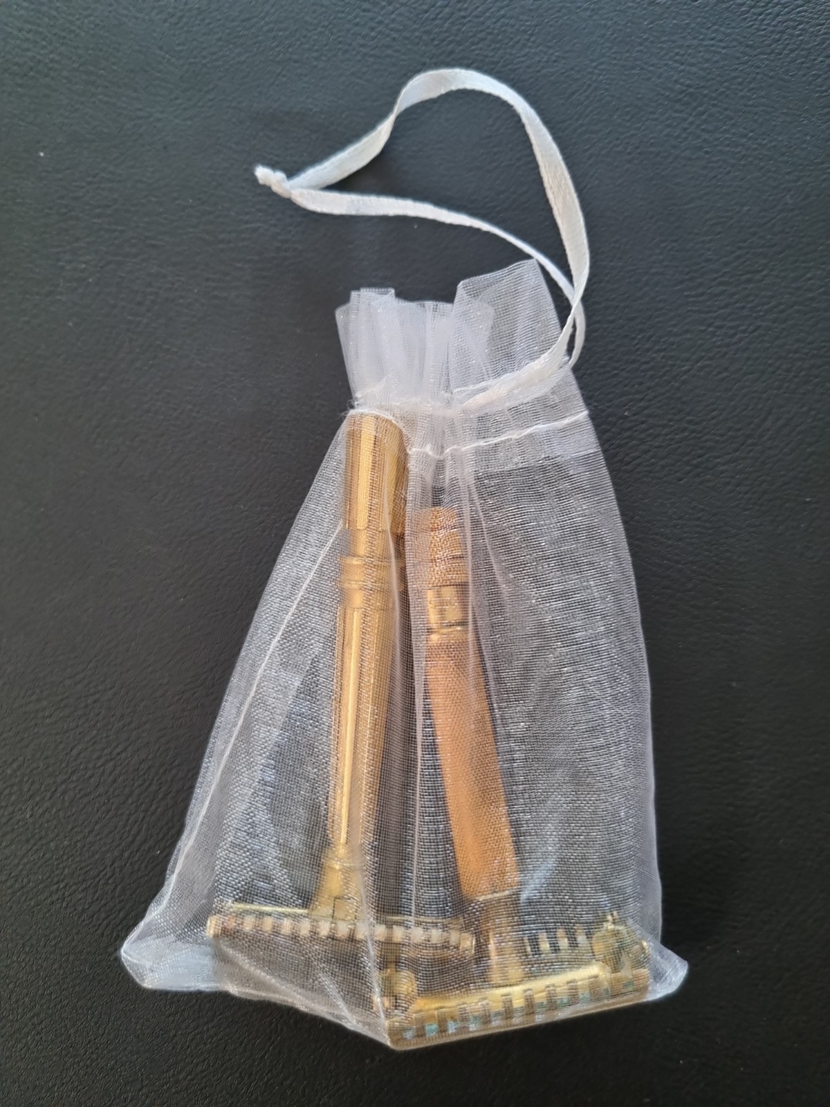 Vintage 1930s Gillette Open Comb TTO Razor & GEM Micromatic Lot - No Cracks