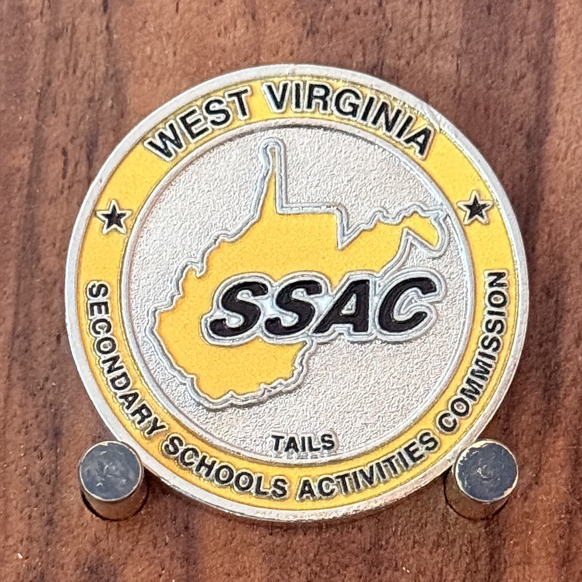 West Virginia SSAC Mason Dixon Football Officials Challenge Coin  W#20