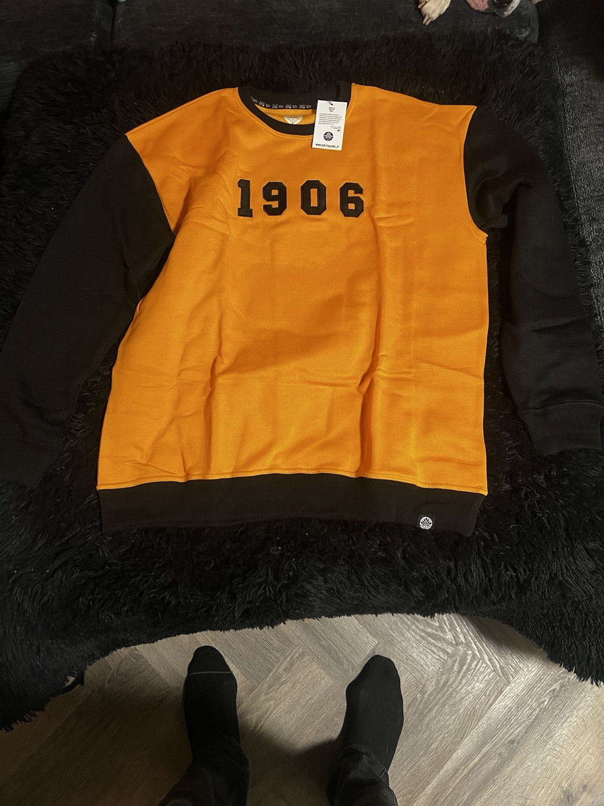Alpha Phi Alpha Fraternity Incorporated, Black And Gold Founding Year Sweatshirt